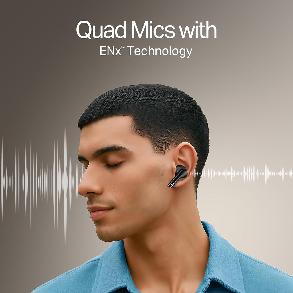 boAt Airdopes 141 Gen 2, 4 Mics ENx Tech, 48 Hrs Playback, Fast Charge, Low Latency, IPX4, v5.4 Bluetooth Earbuds, TWS Ear Buds Wireless Earphones with mic (Active Black)
