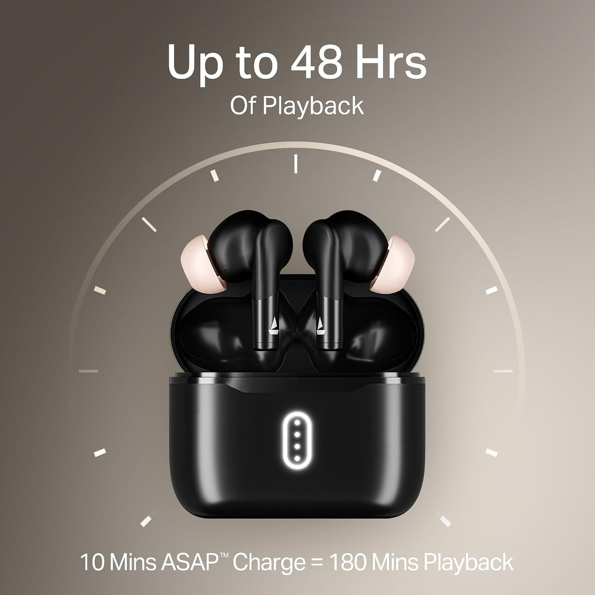 boAt Airdopes 141 Gen 2, 4 Mics ENx Tech, 48 Hrs Playback, Fast Charge, Low Latency, IPX4, v5.4 Bluetooth Earbuds, TWS Ear Buds Wireless Earphones with mic (Active Black)