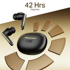 boAt Airdopes 141 Elite ANC, ANC(~35dB), 4Mics ENx Tech, 42H Battery, Fast Charge,Stream Ad Free Music via App Support, IPX5, Bluetooth Earbuds, TWS Ear Buds Wireless Earphones with mic (Black)