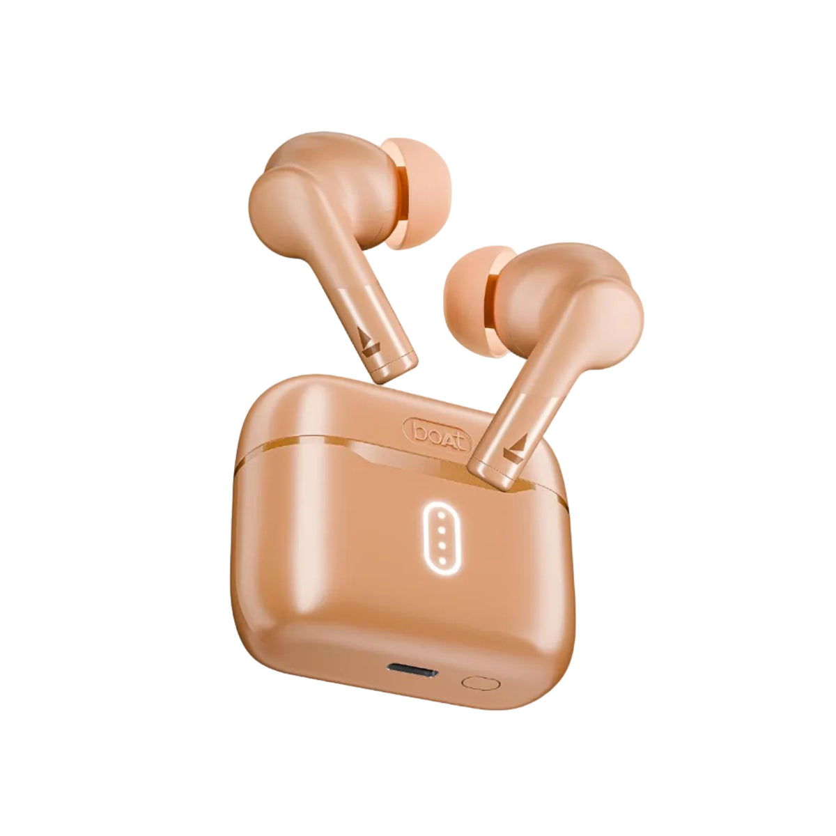 boAt Airdopes 141 Gen 2, 4 Mics ENx Tech, 48 Hrs Playback, Free Music Streaming, Fast Charge, Low Latency, IPX4, v5.4 Bluetooth Earbuds, TWS Ear Buds Wireless Earphones with mic (Orange)