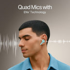 boAt Airdopes 141 Gen 2, 4 Mics ENx Tech, 48 Hrs Playback, Free Music Streaming, Fast Charge, Low Latency, IPX4, v5.4 Bluetooth Earbuds, TWS Ear Buds Wireless Earphones with mic (Teal)