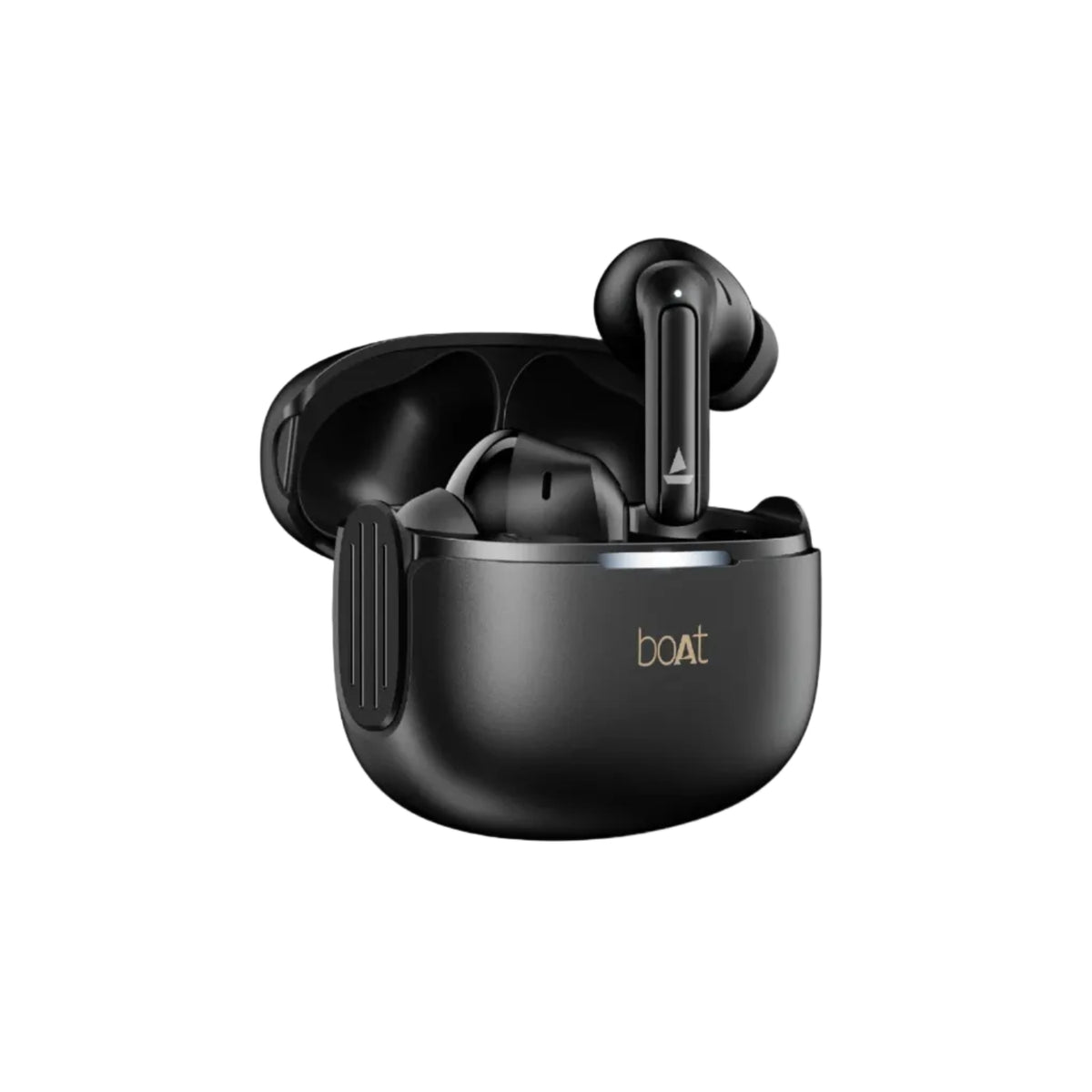 boAt Airdopes 219, 4Mics ENx, 40H Battery, Best in Segment for Calling, App Support, Bluetooth Earbuds, TWS Ear Buds Wireless Earphones with mic (Carbon Black)