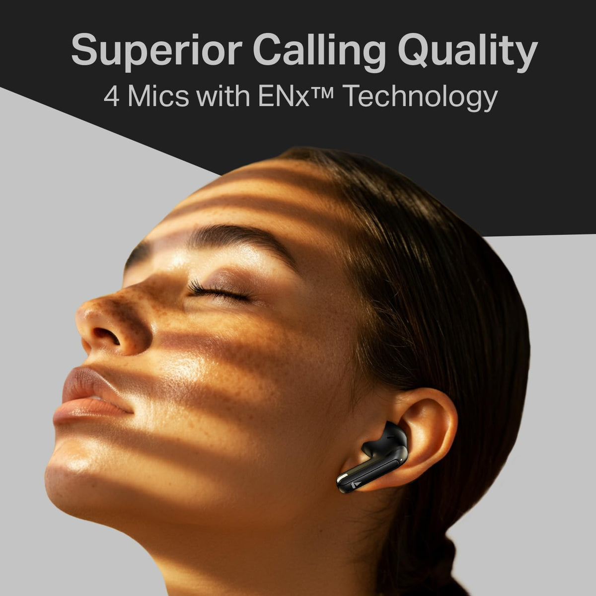 boAt Airdopes 219, 4Mics ENx, 40H Battery, Best in Segment for Calling, App Support, Bluetooth Earbuds, TWS Ear Buds Wireless Earphones with mic (Carbon Black)