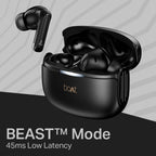 boAt Airdopes 219, 4Mics ENx, 40H Battery, Best in Segment for Calling, App Support, Bluetooth Earbuds, TWS Ear Buds Wireless Earphones with mic (Carbon Black)