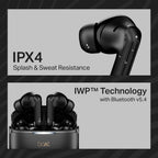boAt Airdopes 219, 4Mics ENx, 40H Battery, Best in Segment for Calling, App Support, Bluetooth Earbuds, TWS Ear Buds Wireless Earphones with mic (Carbon Black)