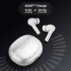 boAt Airdopes 300, Cinematic Spatial Audio, 50HRS Battery, 4Mic AI ENx, Fast Charge, App Support, Low Latency, IPX4, v5.3 Bluetooth Earbuds, TWS Ear Buds Wireless Earphones with mic (Chrome White)
