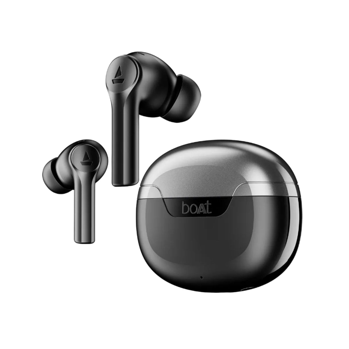 boAt Airdopes 300, Cinematic Spatial Audio, 50HRS Battery, 4Mic AI ENx, Fast Charge, App Support, Low Latency, IPX4, v5.3 Bluetooth Earbuds, TWS Ear Buds Wireless Earphones with mic (Gunmetal Black)