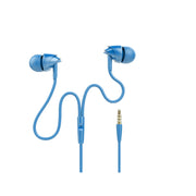 boAt BassHeads 100 in-Ear Wired Earphones with Hawk Inspired Design, Integrated Multifunction Control, Super Extra Bass & Instant Voice Assistant(Blue)