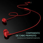 boAt Bassheads 100 in Ear Wired Earphones with Mic(Furious Red)