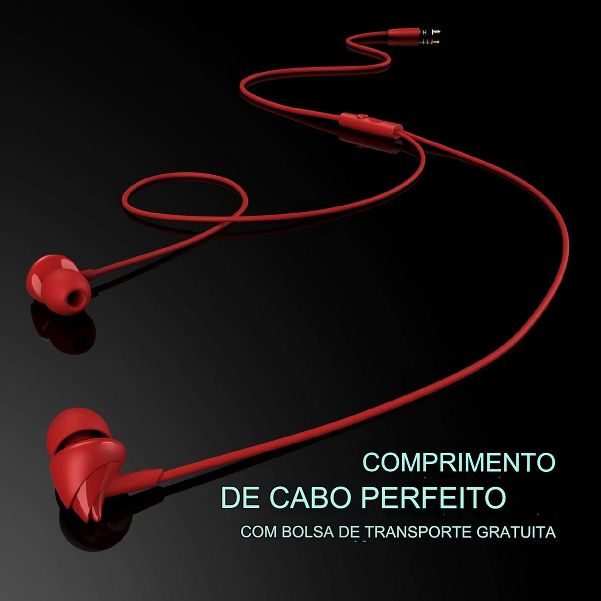 boAt Bassheads 100 in Ear Wired Earphones with Mic(Furious Red)