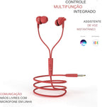boAt Bassheads 100 in Ear Wired Earphones with Mic(Furious Red)