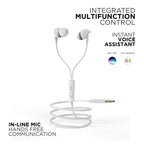 boAt Bassheads 100 in Ear Wired Earphones with Mic(White)