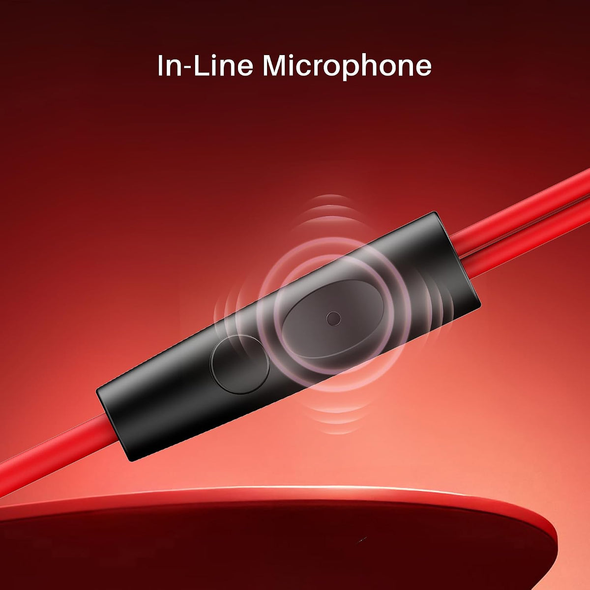 boAt Bassheads 211 Wired Earphones with 10mm Drivers, Signature Sound, in-Line Microphone, 3.5mm Jack, Voice Assistant & 120cm Cables (Raging Black)