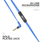 boAt Bassheads 225 Wired in Ear Earphone with Mic (Blue)