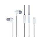 boAt Bassheads 300C Wired Earphones,Type-C Jack, 10mm Drivers, Signature Sound, in-Line Microphone, Integrated Controls, Voice Assistant & 120cm Cable (Cool Grey)