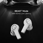 boAt Nirvana Ion, 120HRS Battery, Crystal Bionic Sound w/Dual EQ Modes, 4Mics ENx, App Support, Low Latency, IPX4, v.5.2 Bluetooth Earbuds, TWS Ear Buds Wireless Earphones with mic (Ivory White)