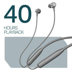 boAt Rockerz 113, 40H Battery, Dual Pair, Fast Charge, ENx Tech, App Support, Magnetic Buds, Bluetooth Neckband, Wireless with Mic in Ear Earphones (Ash Grey)