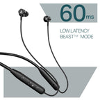 boAt Rockerz 113, 40 Hours Battery, Dual Pair, Fast Charge, ENx Technology, App Support, Magnetic Buds, Bluetooth Neckband, Wireless in Ear Earphones with Mic (Active Black)