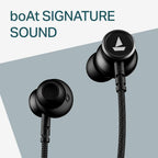 boAt Rockerz 113, 40 Hours Battery, Dual Pair, Fast Charge, ENx Technology, App Support, Magnetic Buds, Bluetooth Neckband, Wireless in Ear Earphones with Mic (Active Black)