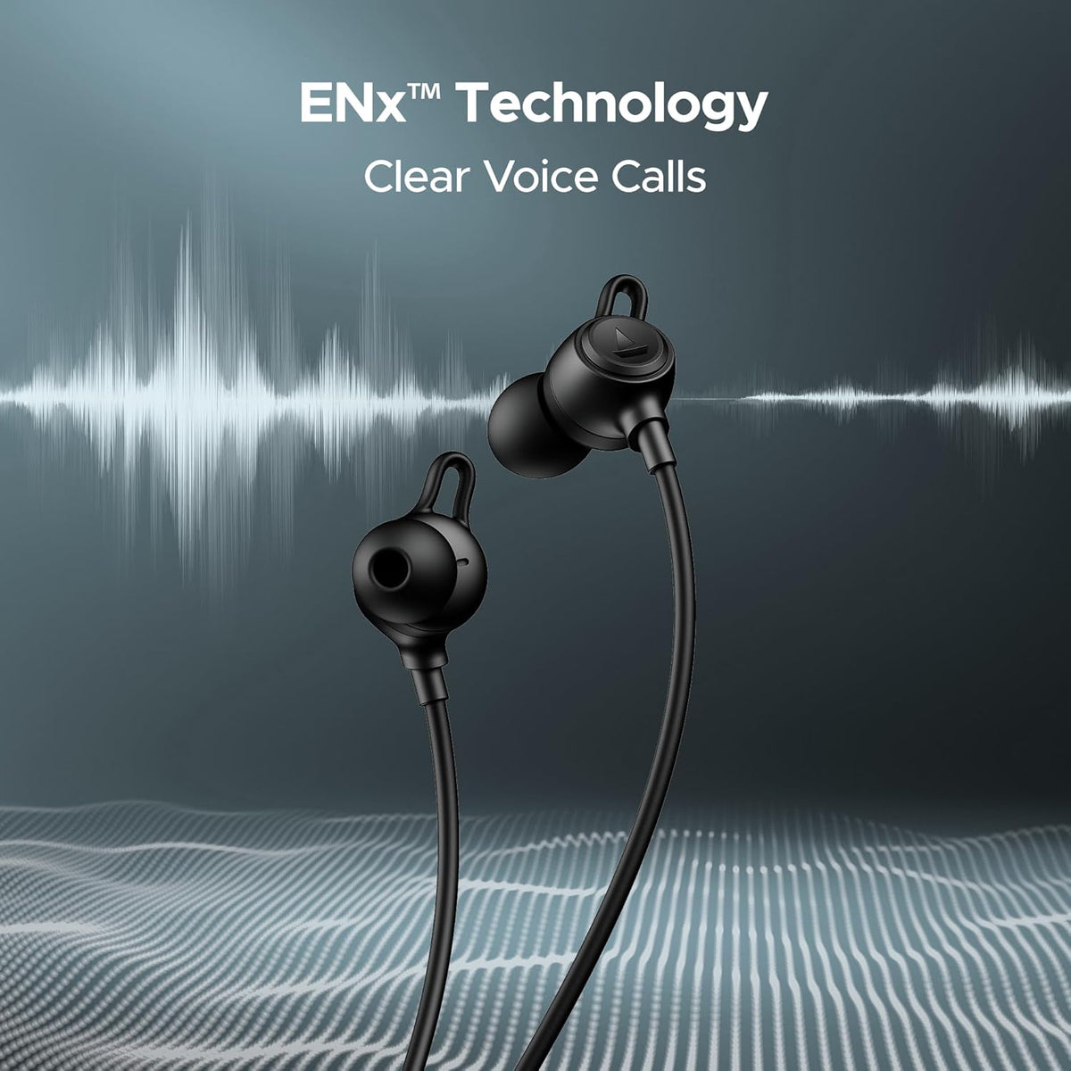 boAt Rockerz 200, 40H Battery, Signature Sound, ENx Tech, Dual Pairing, 60 ms Low Latency, IPX5, ASAP Charge, Magnetic Buds, Bluetooth Neckband, Wireless with Mic Earphones (Active Black)