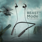 boAt Rockerz 235 Pro Wireless Bluetooth Neckband Earphone, Upto 20 hrs of Playtime, Beast Mode, Low Latency, IPX5 Water & Sweat Resistance, ENx Technology, Bluetooth v5.2(Active Black)