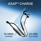 boAt Rockerz 255 Pro+, 60H Battery, Fast Charge, IPX7, Dual Pair,Low Latency,Magnetic Buds, App Support, in Ear Wireless Bluetooth Neckband with Mic Earphones (Active Black)