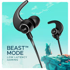 boAt Rockerz 255 Pro+, 60H Battery, Fast Charge, IPX7, Dual Pair,Low Latency,Magnetic Buds, App Support, in Ear Wireless Bluetooth Neckband with Mic Earphones (Active Black)