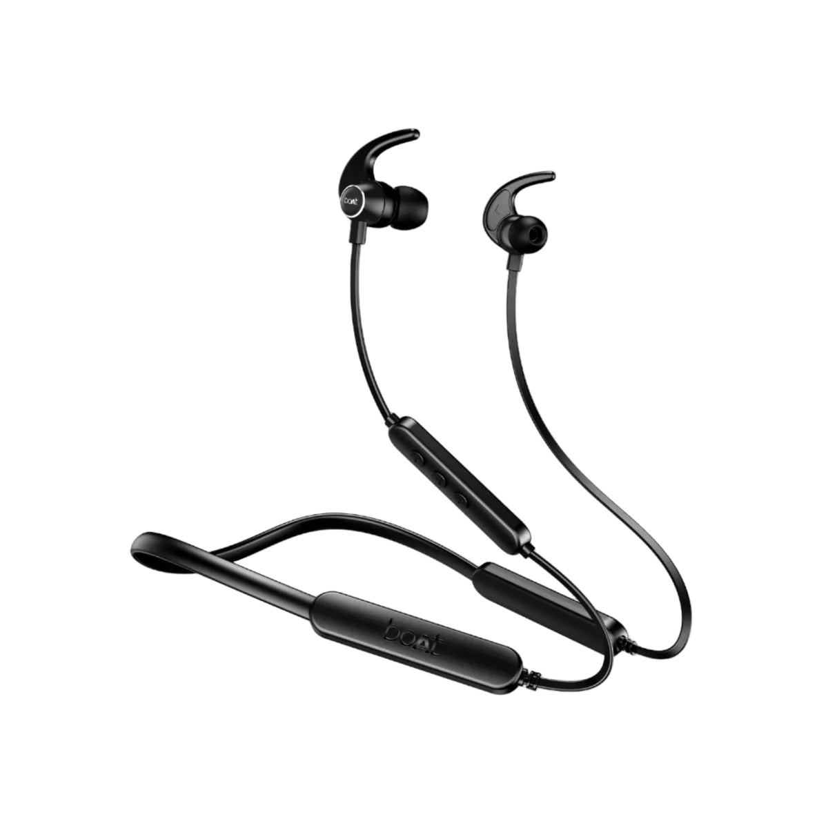 boAt Rockerz 255 Pro+, 60H Battery, Fast Charge, IPX7, Dual Pair,Low Latency,Magnetic Buds, App Support, in Ear Wireless Bluetooth Neckband with Mic Earphones (Active Black)