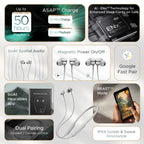 boAt Rockerz 255 Z Plus, AI-Enx Tech,Spatial Audio,50HRS Battery,Low Latency Mode,Fast Charge,Stream Ad Free Music via App Support, Bluetooth Neckband,Wireless with Mic in Ear Earphones (Slate Grey)