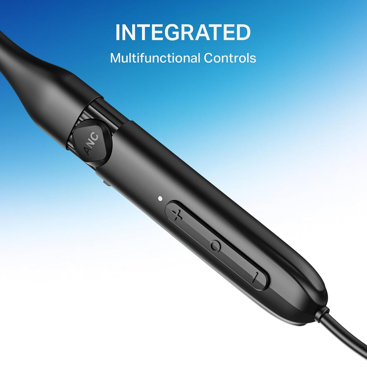 boAt Rockerz 301 ANC, (~30dB) ANC, 13mm Drivers,ENx, 40ms Low Latency, Hall Switch, App Support, Bluetooth Neckband, Wireless with Mic Earphones (Onyx Black)