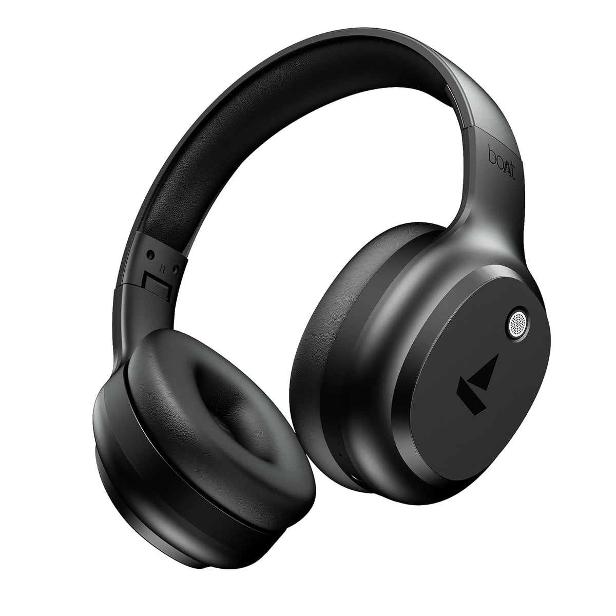 boAt Rockerz 421, 60H Battery, Low Latency(40Ms), 40Mm Drivers, ENx Tech, App Support, Bluetooth Headphones, Wireless Over Ear Headphone with Mic (Black Sabre)