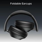 boAt Rockerz 650 Pro, Touch/Swipe Controls, Dolby Audio, 80Hrs Battery, 2Mics ENx, Fast Charge, App Support, Dual Pair, Bluetooth Over Ear Headphones with Mic (Iris Black)