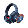boAt Rockerz Plus 550, Customizable Earcups, 100H Battery, 50mm Drivers, Dual Pair, Stream Ad Free Music via App Support, Bluetooth Headphones, Wireless Headphone with Mic (Blue Psyche)