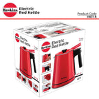 Hawkins Electric Red Kettle 1.2 Litre | 1200W | Cool Touch Body | Auto Cut-Off & Dry-Boil Protection | LED Indicator | Cord Storage | Red (HKT1R)