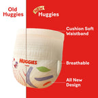 Huggies Complete Comfort Wonder Pants | Pant Style Baby Diapers Medium Size (M), 100 Count | India's Fastest Absorbing Diaper, Prevents Diaper Rash, Ideal for 7 to 12 Kgs (50 Count, Pack of 2)