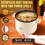 Goodscity Multipurpose Kettle with Ceramic Coating 1.2L | Boil, Steam, Fry, Saute | 600 W Multi Cooker Electric Kettle for Water, Egg, Tea, Coffee, Babyfood | 1 Year Waranty