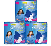 Stayfree Secure xl | Combo packs 120 Pads | Cottony Soft Sanitary Pads for Women | with Leak Lock Technology | Odour Control | Absorbs upto 100% Fluid | Up to 12 Hours of Protection |
