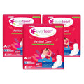 everteen sanitary pads XL 40 for Women, Enriched with Neem and Safflower, Rash Free Period Pads For Medium Flow, Locks Odour & Wetness - 3 Packs (40 Pads Each)