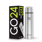 Stainless Steel Water Bottle Flamingo Silver 1000ml