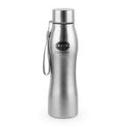 CELLO Brizz 1000 Exe-Steel Stainless Steel Water Bottle 1000 ml, Silver | ISI Certified, Single Walled, Leakproof Steel Bottle | Rust & Stain Proof, Easy to Carry Loop Dishwasher Fridge Water Bottle