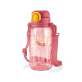 MILTON Regan 850 2-in-1 Lid Sip or Gulp Water Bottle | Sturdy Handle And Strap I BPA Free| Food-Grade | One-Touch Open | Leak-Proof | Ideal for Office, School, College, Gym | 836ml, Pink