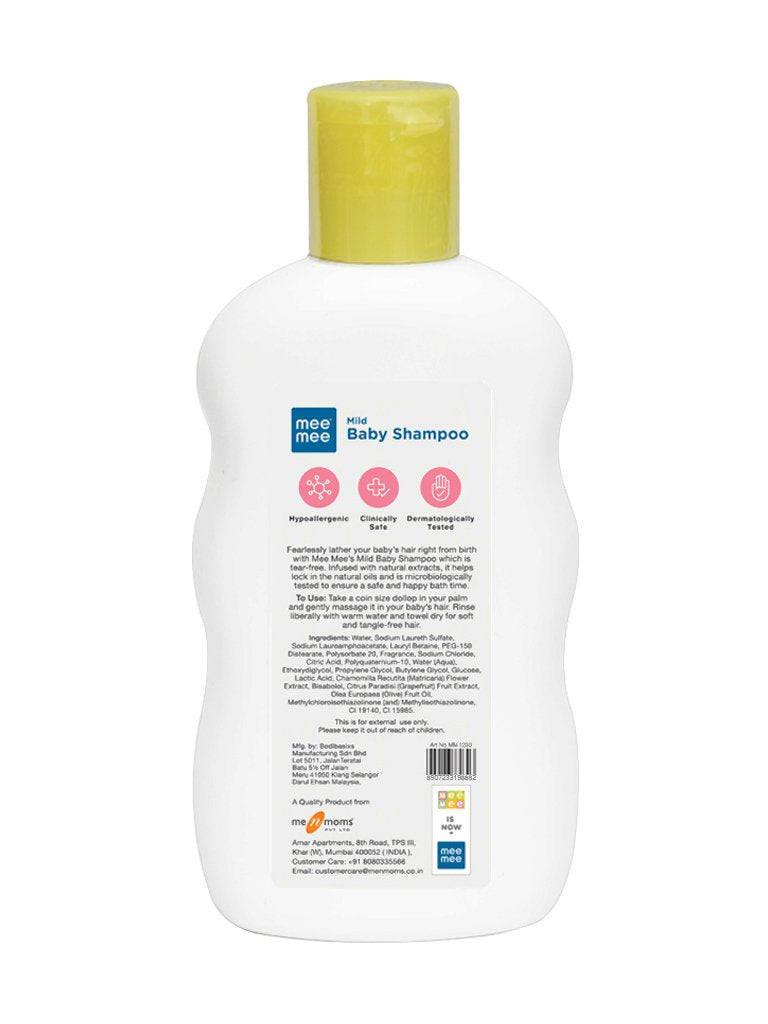 Mee Mee Gentle Baby Shampoo 200ml(Pack of 2)