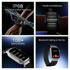 boAt Storm Infinity Plus w/20 Days Extensive Battery Life, Huge 680 mAh, Only Charge Once a Month, 1.96" Display, Functional Crown, Multiple Sports Modes, smart Watch for man & Woman (Sports Black)