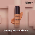 Pilgrim Medium Rich Caramel Serum Liquid Foundation, Matte & Poreless,30 ml