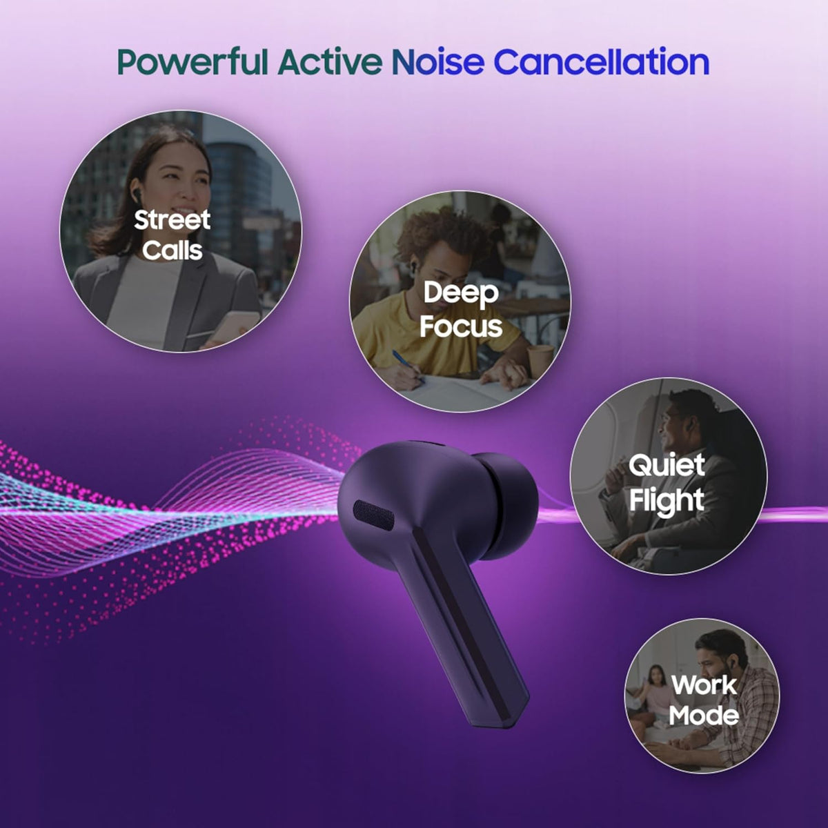 Samsung Galaxy Buds3 FE (Black) with Galaxy AI | ANC | 360-Audio | IP54 | 11mm Dynamic Driver