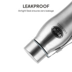 CELLO Brizz 1000 Exe-Steel Stainless Steel Water Bottle 1000 ml, Silver | ISI Certified, Single Walled, Leakproof Steel Bottle | Rust & Stain Proof, Easy to Carry Loop Dishwasher Fridge Water Bottle