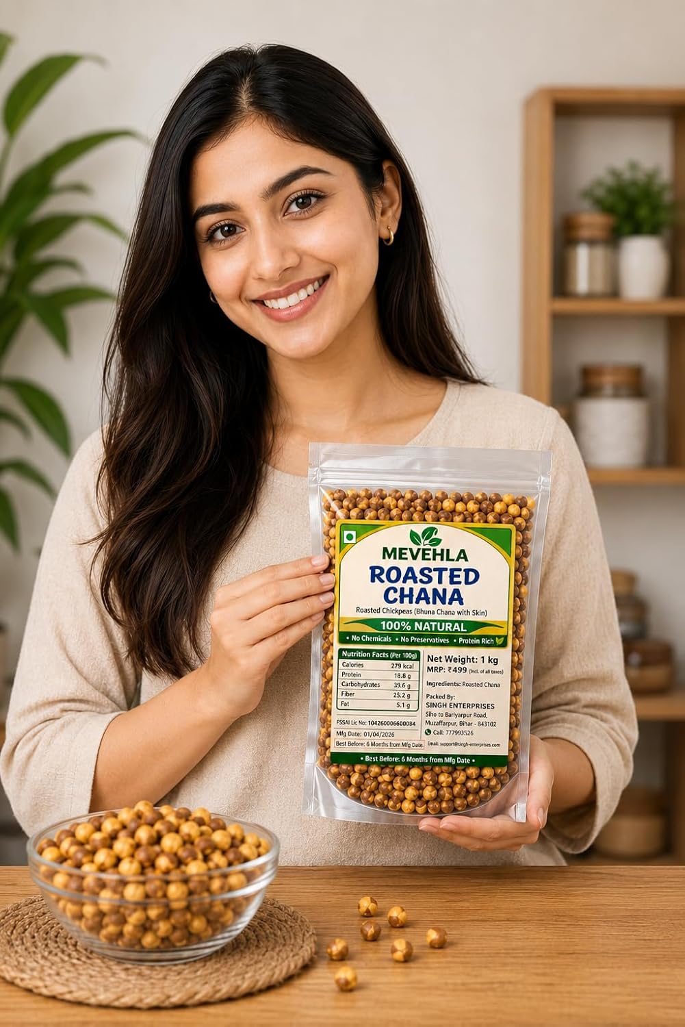 Roasted Chana