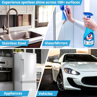 Colin Glass and Surface Cleaner Liquid Spray - 500 ml x 3 (Pack of 3)| India's #1 All-Purpose Glass Cleaner for Car, Kitchen and Home Surfaces | Multi...