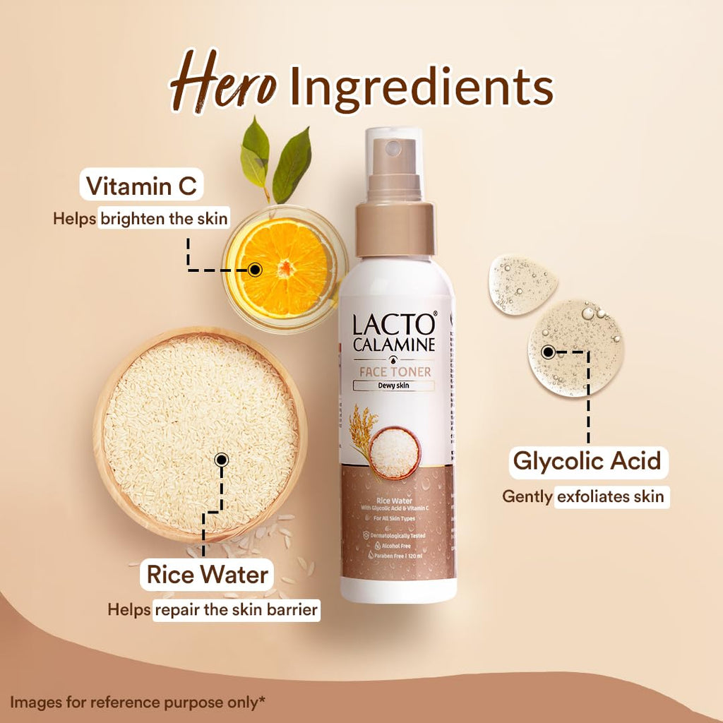 Lacto Calamine Rice Toner | 120ml