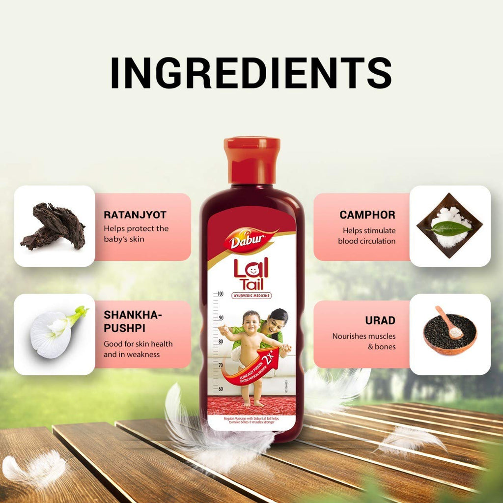 Dabur Lal Tail - Ayurvedic Baby Oil 200ml